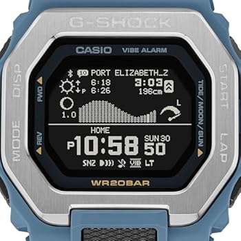 Casio G-Shock G-Lide Relógio Digital Surf Azul Oceano GBX-100-2A